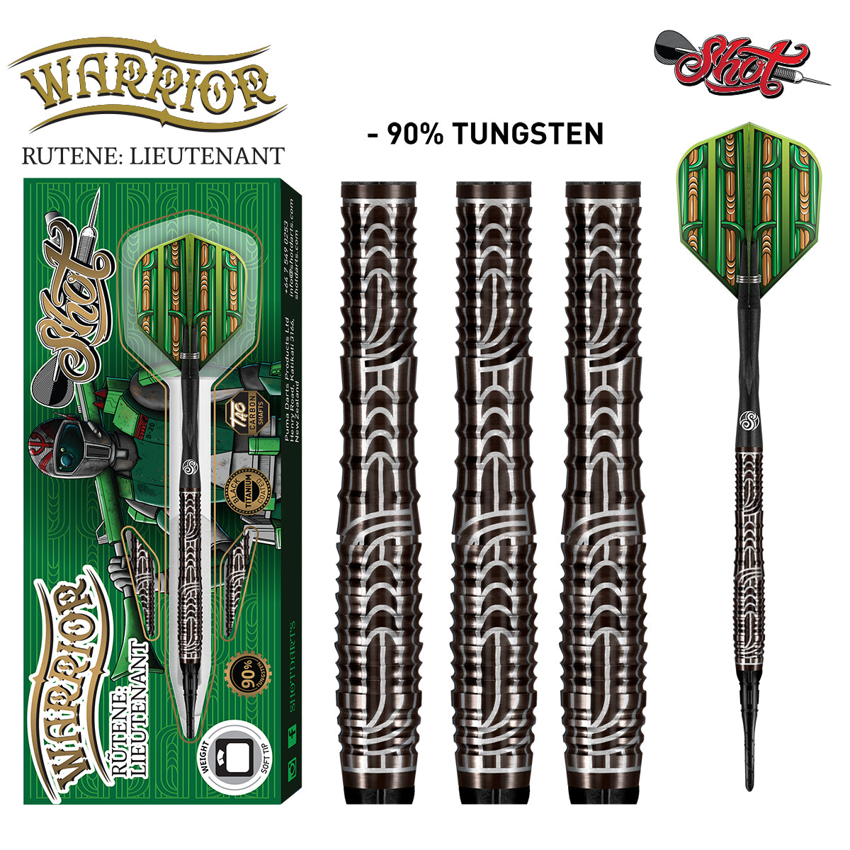 Warrior Rutene Precision Steel Tip Darts