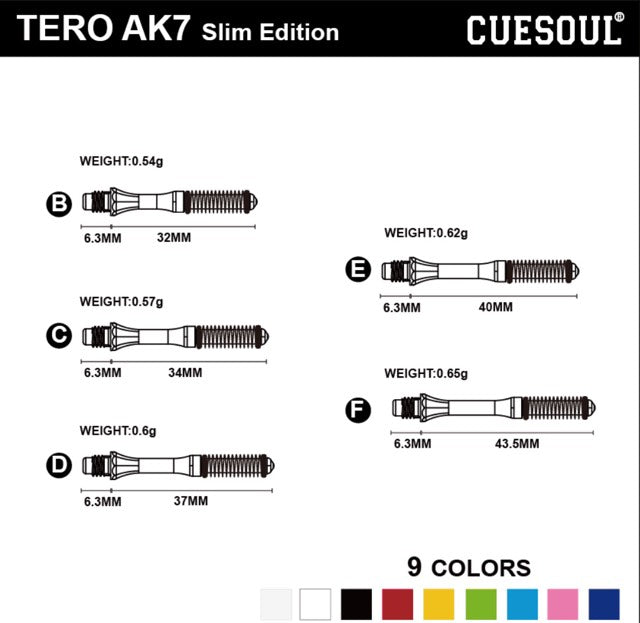 Tero AK7 Slim Shaft