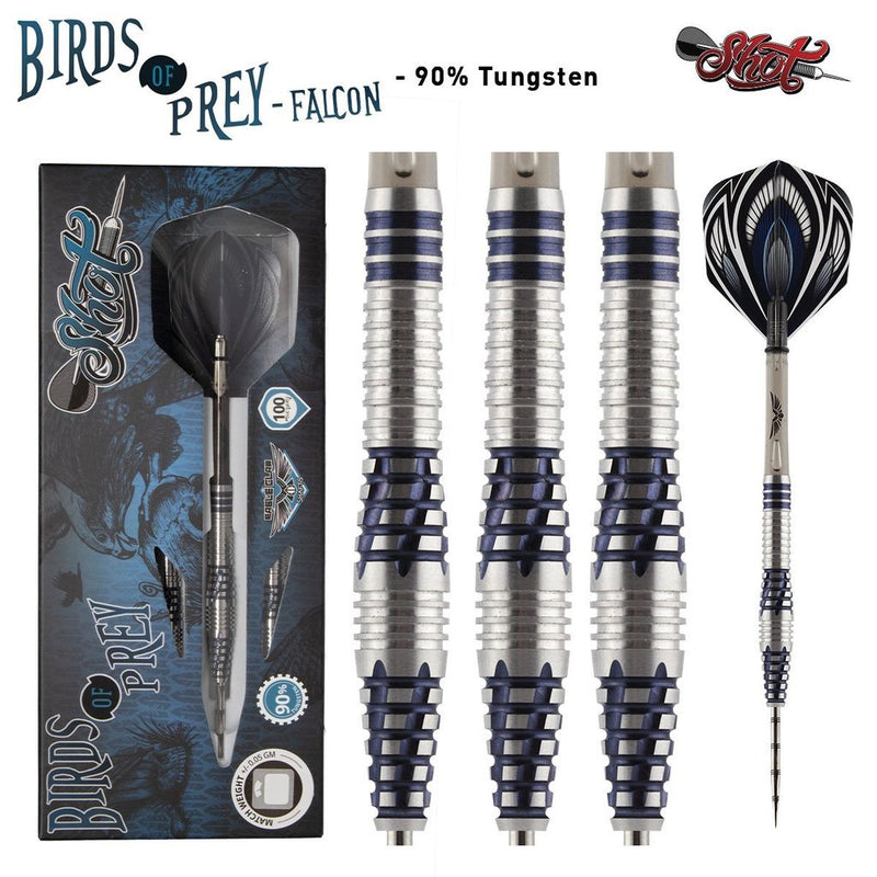 Birds of Prey Falcon-Steel Tip Dart Set-90% Tugnsten