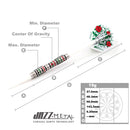 Jazz-Metal 19g 90% Tungsten, Pencil Shaped