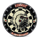 GLAMOURBOARD TRI-EYES 18"*1-1/2" Official Size Triangle Wire Sisal Bristle Dartboard