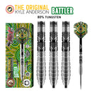 Shot Kyle Anderson Battler-Steel Tip Dart Set-80% Tungsten