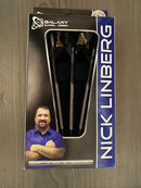 Nick '.......' Linberg 23g Steel Tip Darts - Black