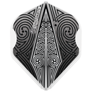 Shot L-Style EZ L1 Standard Dart Flights-Odin's Spear Black