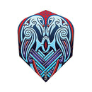 Viking Raven Dart Flight Set- Small Standard Blue