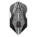 Shot L-Style L6 Slim Dart Flights-Odin's Spear Black