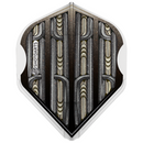 Shot L-Style EZ L1 Standard Dart Flights-Warrior Rutene Black