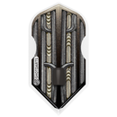 Shot L-Style L6 Slim Dart Flights-Warrior Rutene Black