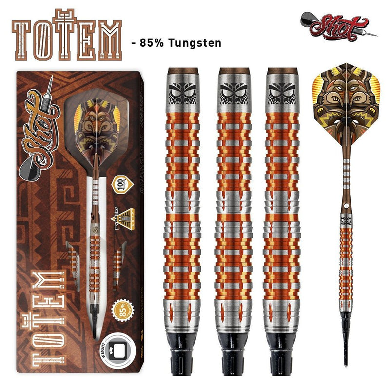 Totem 3 Series Soft Tip Dart Set-Front Weighted