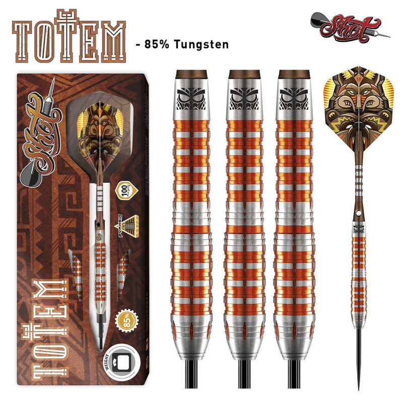 Totem 3 Series Steel Tip Dart Set-Front Weighted