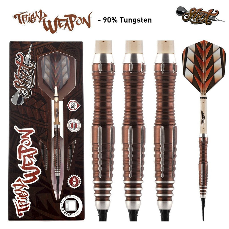 Tribal Weapon 1 Series-Soft Tip Dart Set-90% Tungsten