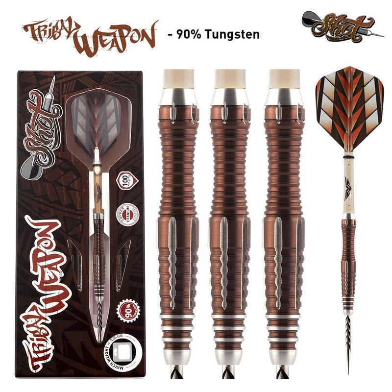 Tribal Weapon 1 Series-Steel Tip Dart Set-90% Tungsten