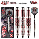 Viking Berserker Steel Tip Dart Set-Centre Weighted 90% Tungsten Barrels