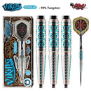 Viking Drakkar Steel Tip Dart Set-Back Weighted 90% Tungsten Barrels
