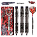 Warrior Hautoa Steel Tip Dart Set-Centre Weighted 80% Tungsten Barrels
