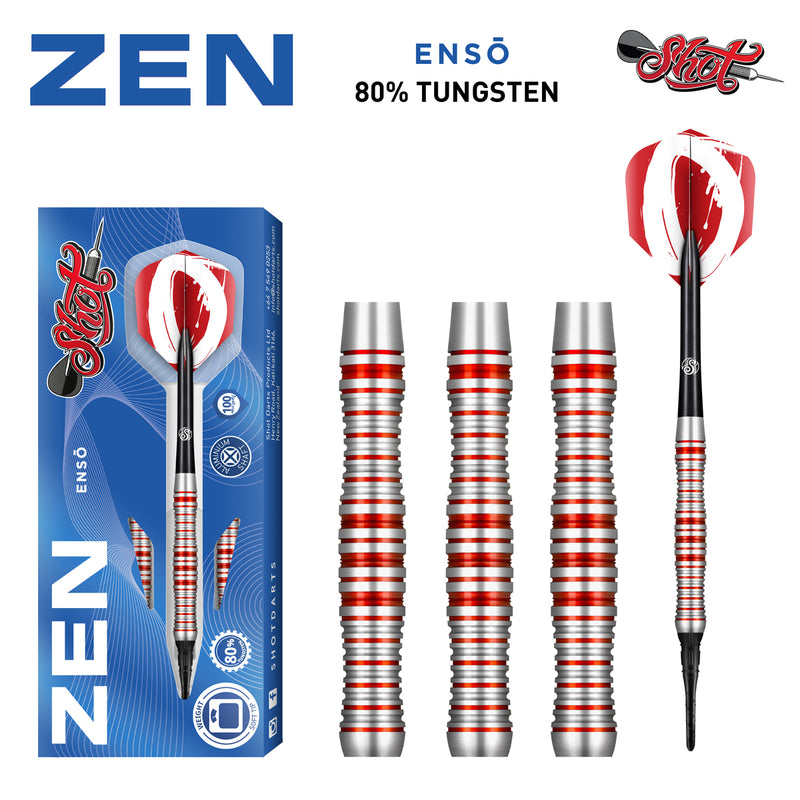 Zen Enso Soft Tip Dart Set 80% Tungsten